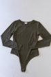 Gigi Long Sleeve Ribbed Bodysuit | Olive Online