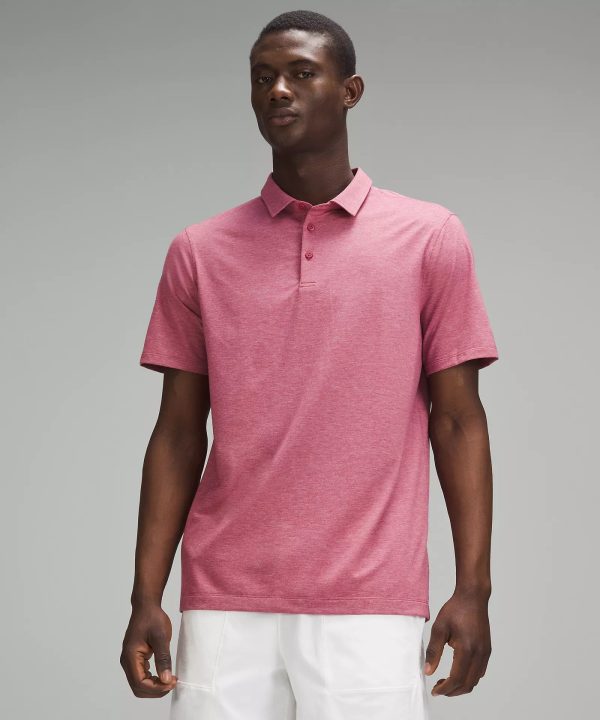 Men s Evolution Short-Sleeve Polo | Heathered Washed Mauve Discount