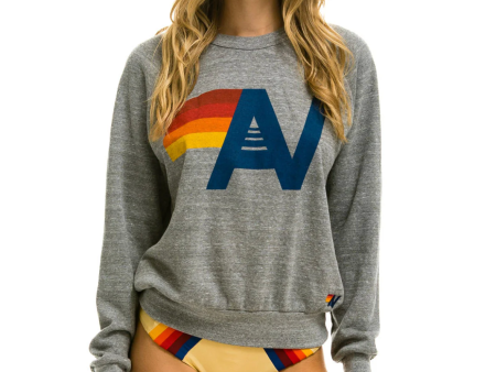 Logo Sweatshirt Heather Grey For Discount