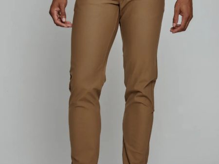 Infinity Athletic Chino Pant | Tan Fashion