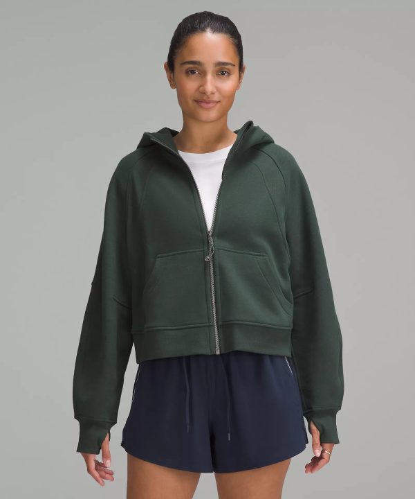 Scuba Oversized Full Zip Hoodie | Legacy Green For Cheap