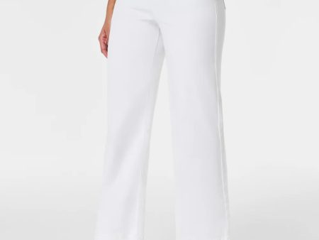 Spanx Stretch Twill Cropped Pant | Bright White For Cheap