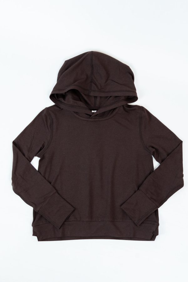 Girls  Essential Hoodie | Mahogany Heather Cheap