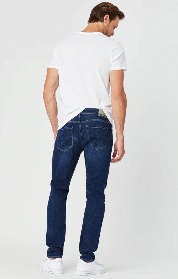 Matt Relaxed Straight Leg Jean | Dark Feather Blue Discount