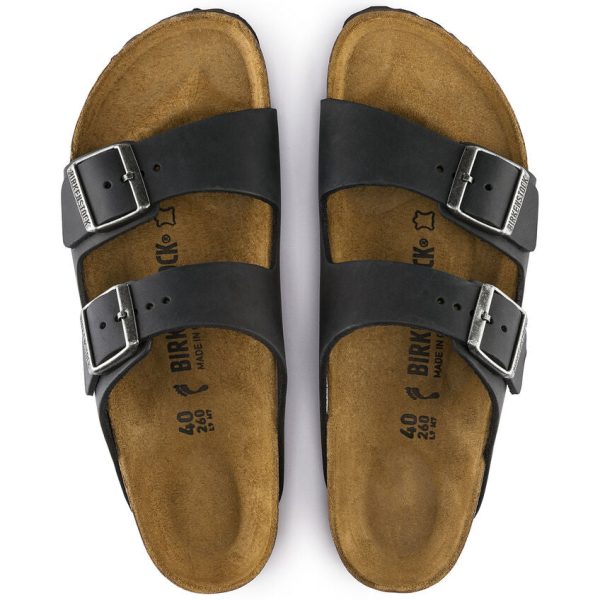 Birkenstock Arizona Oiled Leather | Black For Discount