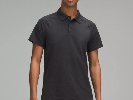 Men s Metal Vent Tech Polo Shirt | Graphite Grey Black Fashion