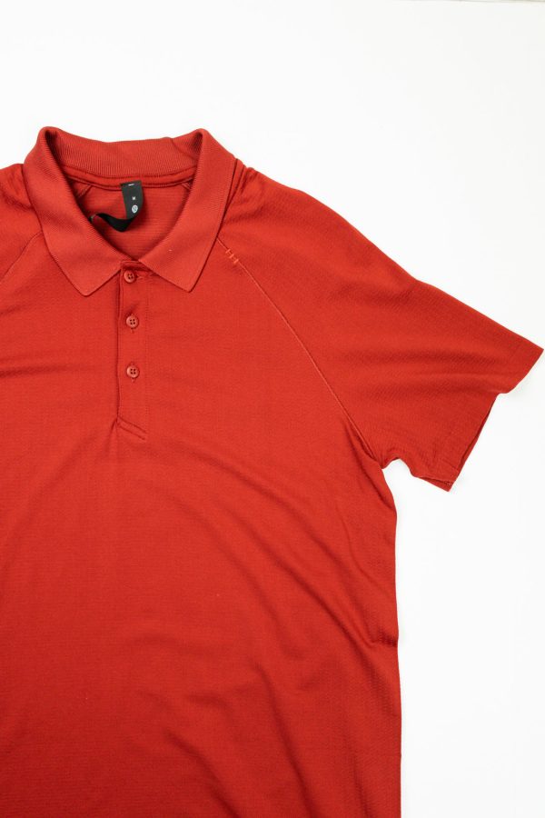 Men s Metal Vent Tech Polo Shirt | Sport Red Online