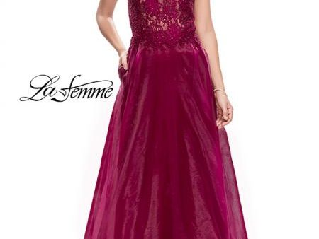 25664 Prom Dress Garnet Sale