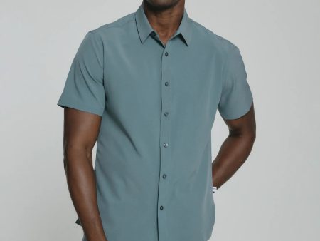 Siena Short Sleeve Shirt | Seafoam Sale