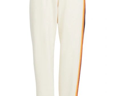 5 Stripe Womens Sweatpant Vintage White Online Hot Sale