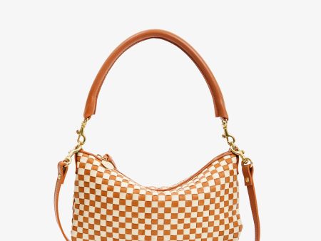 Petite Moyen Messenger in Woven Natural and Cream Online now