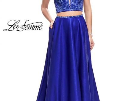 25939 Prom Dress Sapphire, Garnet Cheap