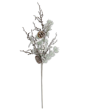 54307A 32  Glittered Twig Pincecone Berries Sale