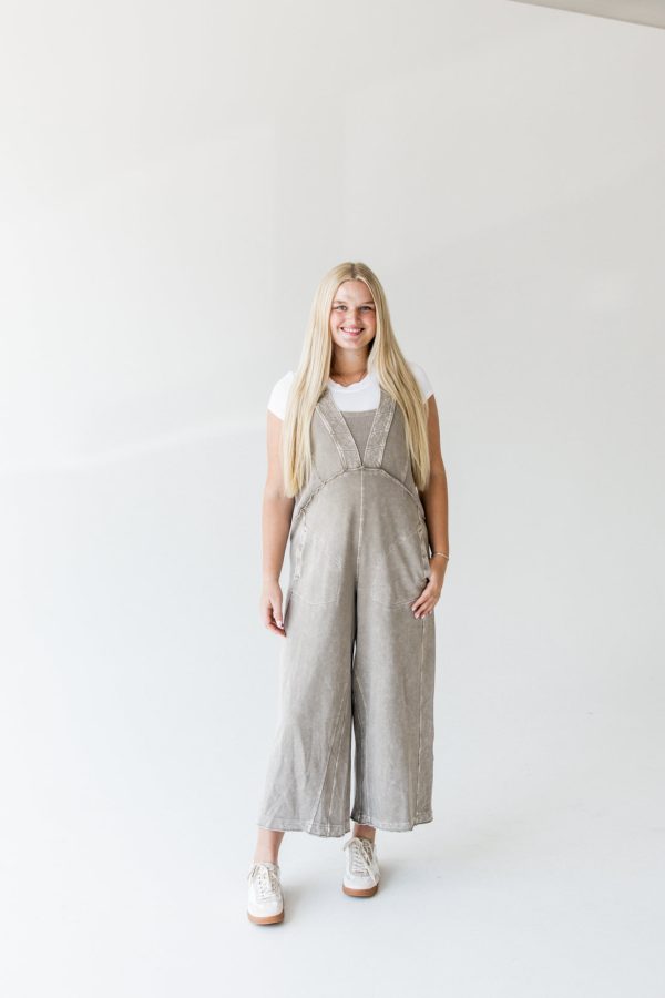 Terry Knit Jumpsuit | Mushroom Online now