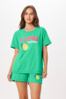 Surf Green Capri Jet Setter T-Shirt Cheap