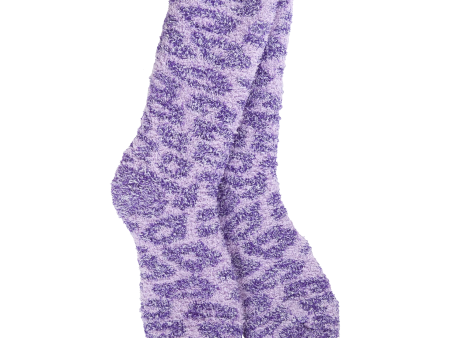 75095 Purple Leopard Socks For Discount