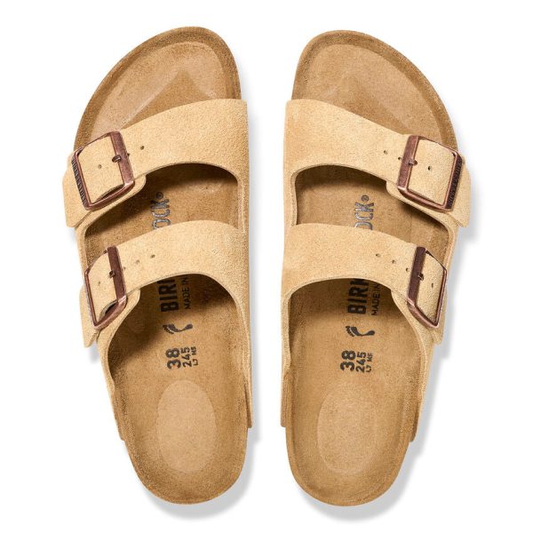 Birkenstock Arizona Suede | Latte Cream Cheap