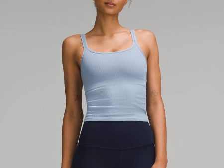 Ebb to Street Scoop-Neck Cropped Tank Top *B C Cup | Blue Willow Sale